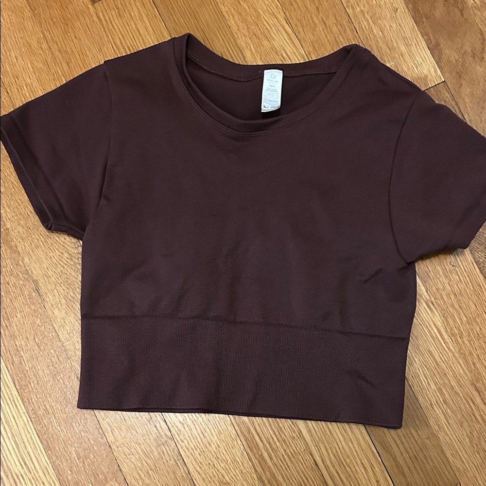 Elegant Maroon Crop Top